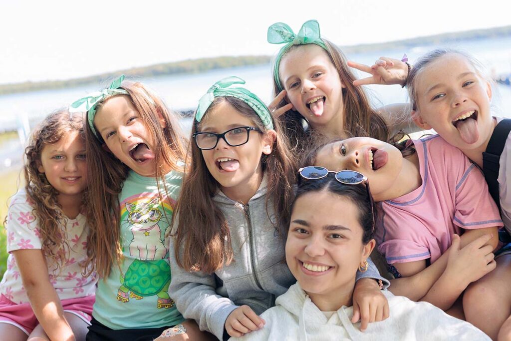 girls at camp