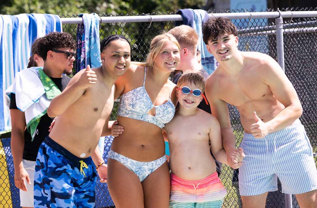 swimming